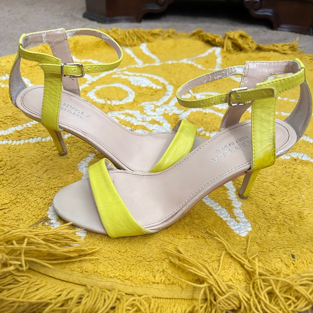 Yellow heels